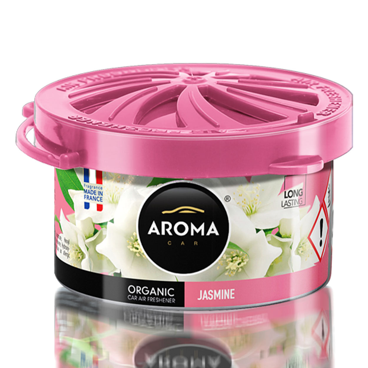 Aroma Car Aroma Organic Jasmine luchtverfrisser voor in de auto in blikje