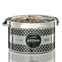Aroma Car Prestige Organic Silver luchtverfrisser in blik