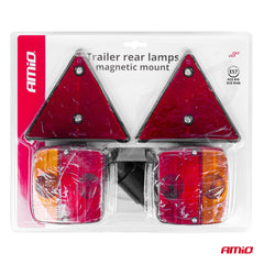 Magnetische trailerverlichtingsset met kentekenverlichting