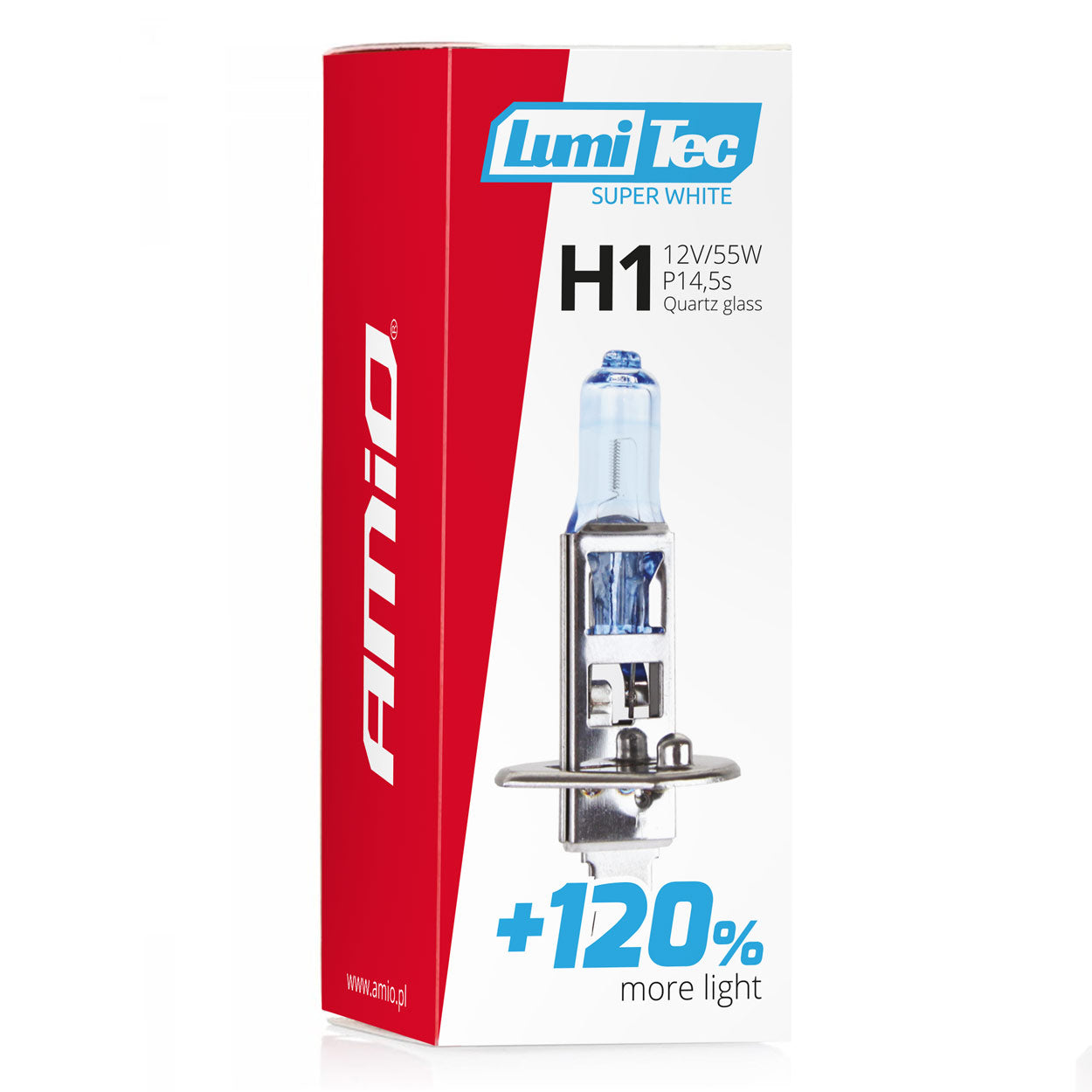 LumiTec Super White halogeenlamp met E1-typegoedkeuring