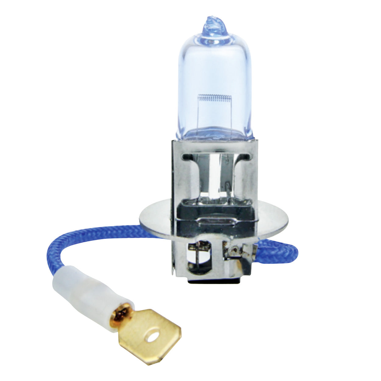 Verpakking met LumiTec Super White H3-halogeenlamp