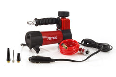 12V auto compressor met luchtslang en drukmeter