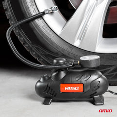 Compacte 12V compressor voor de auto