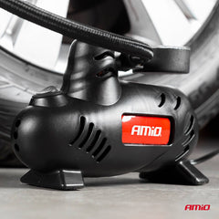 12V auto compressor met accessoires