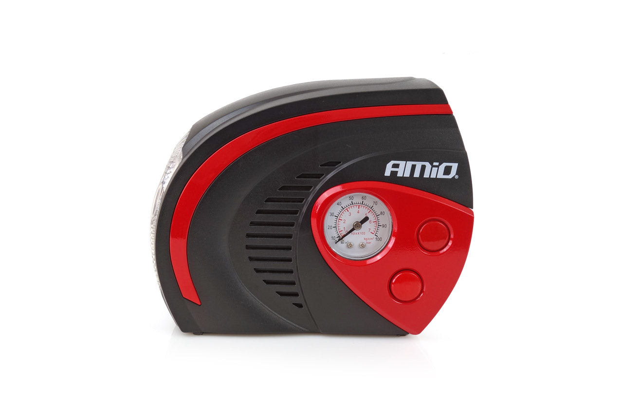 Autocompressor met 12 V voeding en accessoires