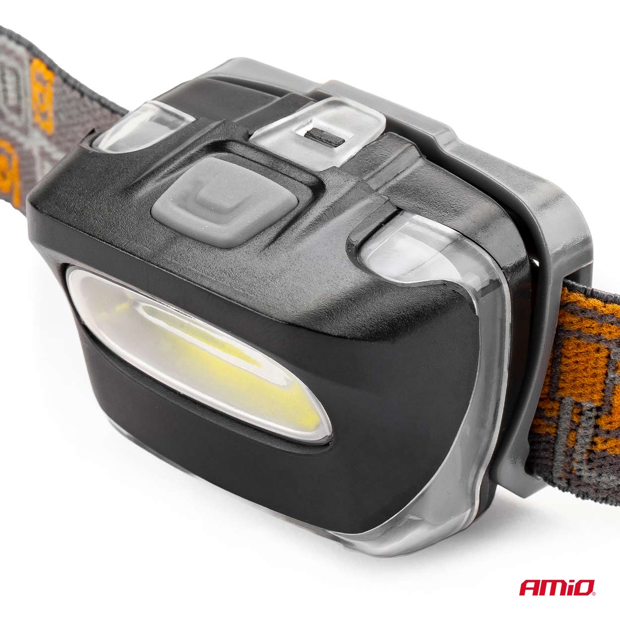 LED COB-hoofdlamp met 3xAAA-batterijen