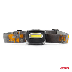 LED COB-hoofdlamp met IPX3-beschermingsgraad