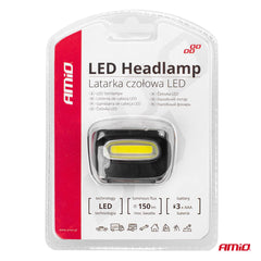 LED COB-hoofdlamp met een lichtbereik van 15 meter