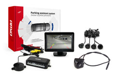 Parkeerhulpsysteem met TFT01-display en parkeersensoren