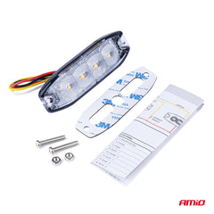 LED advarselslampe med monteringsbeslag