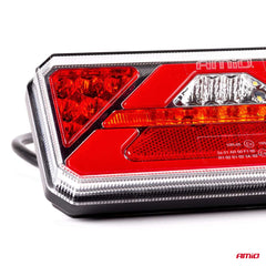 LED-lampe med dynamisk blinklys til venstre side
