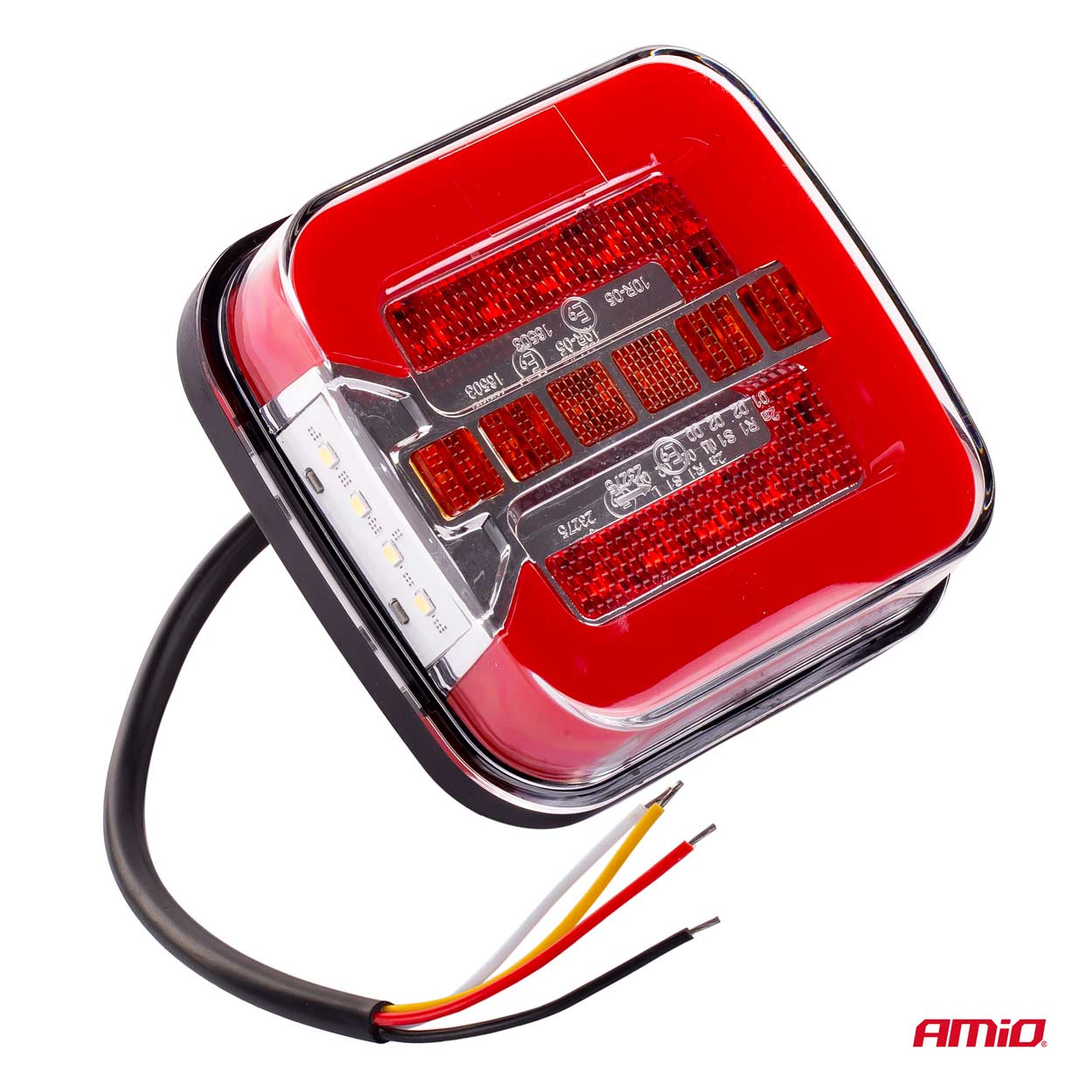 LED-bagkombinationslygte set fra siden