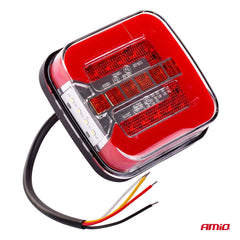 LED-bagkombinationslygte set fra siden
