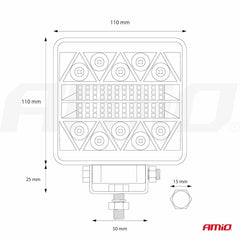 Arbejdslampe AWL15 med LED-belysning