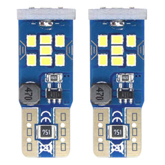 Hvid LED-pære T10 W5W med 21 SMD og CANBUS