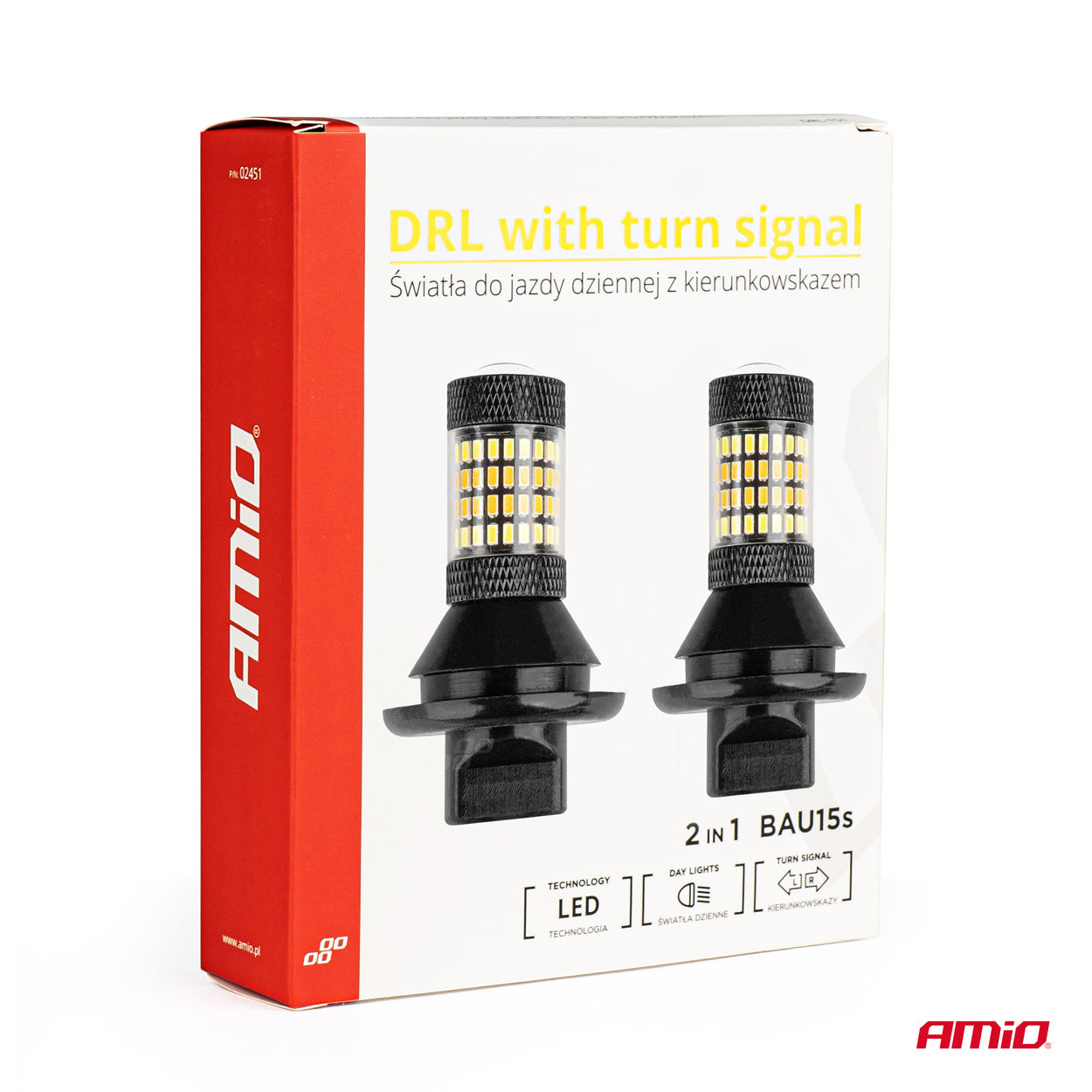 2-in-1 LED-set voor dagrijverlichting en knipperlicht