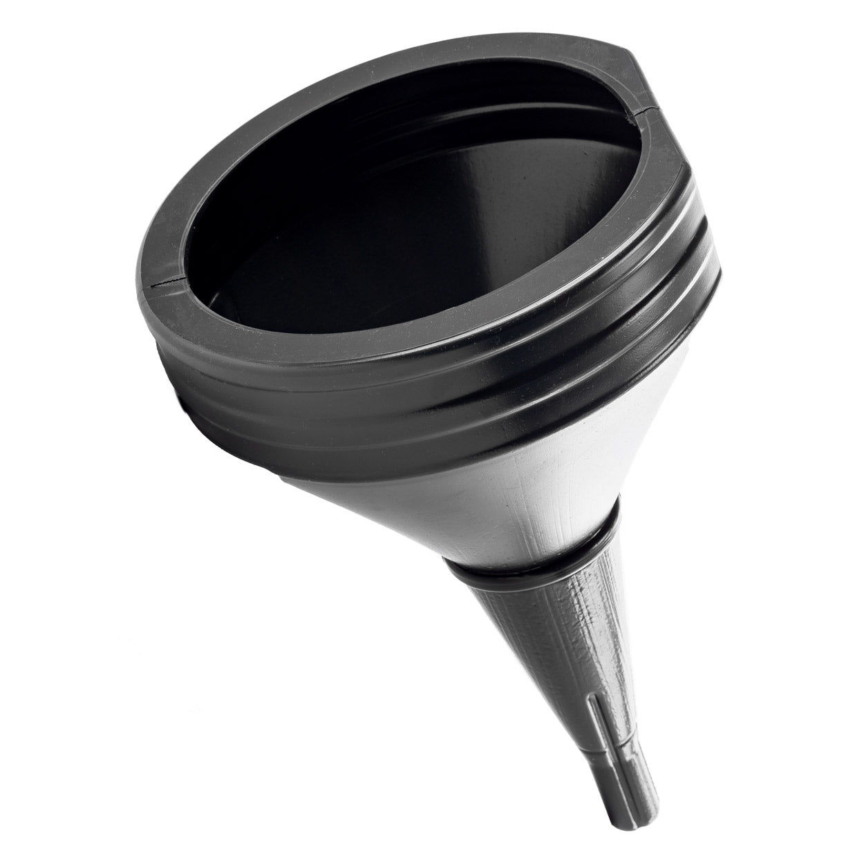 Grote brandstoftrechter met filter, 21 cm diameter en 35 cm hoog