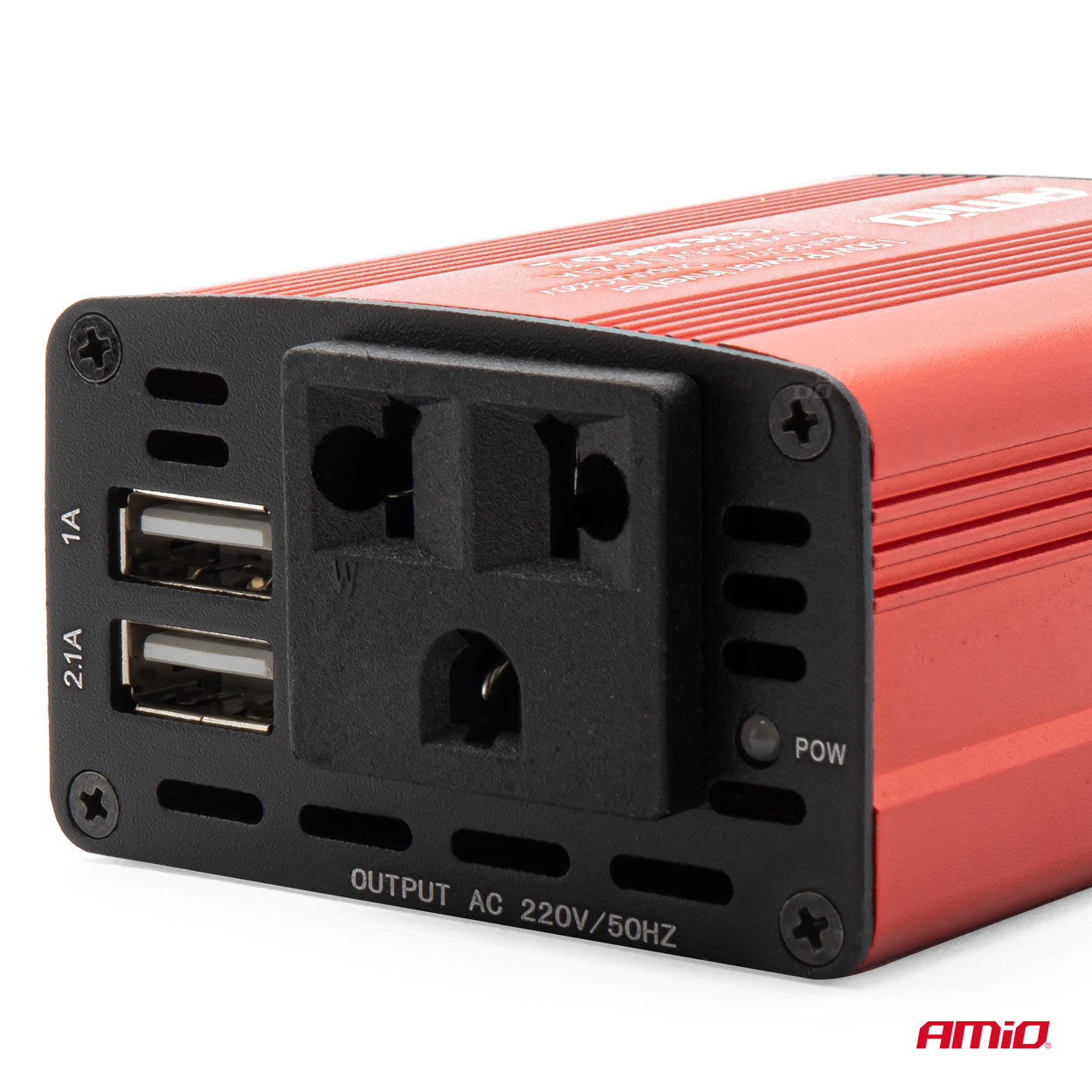 Spanningsomvormer met 230V-stopcontact en USB-poorten