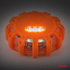Orange LED-advarselslampe