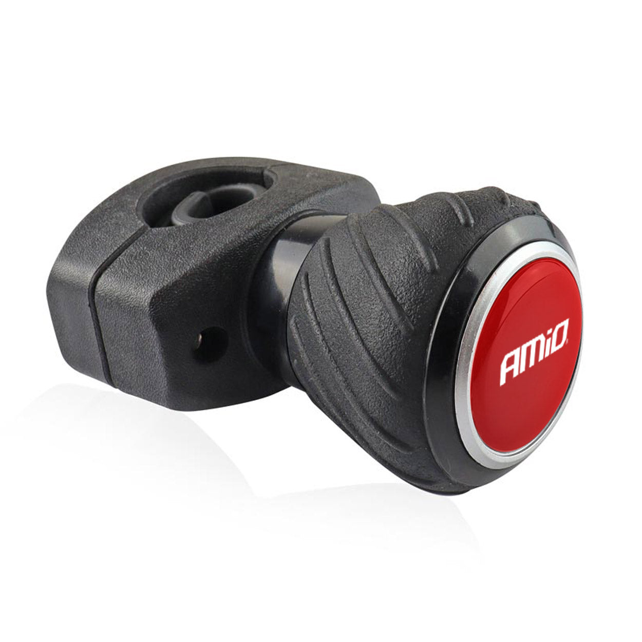 Stuurknop SK-01 gemonteerd op het stuur van gazon- en tuingereedschap