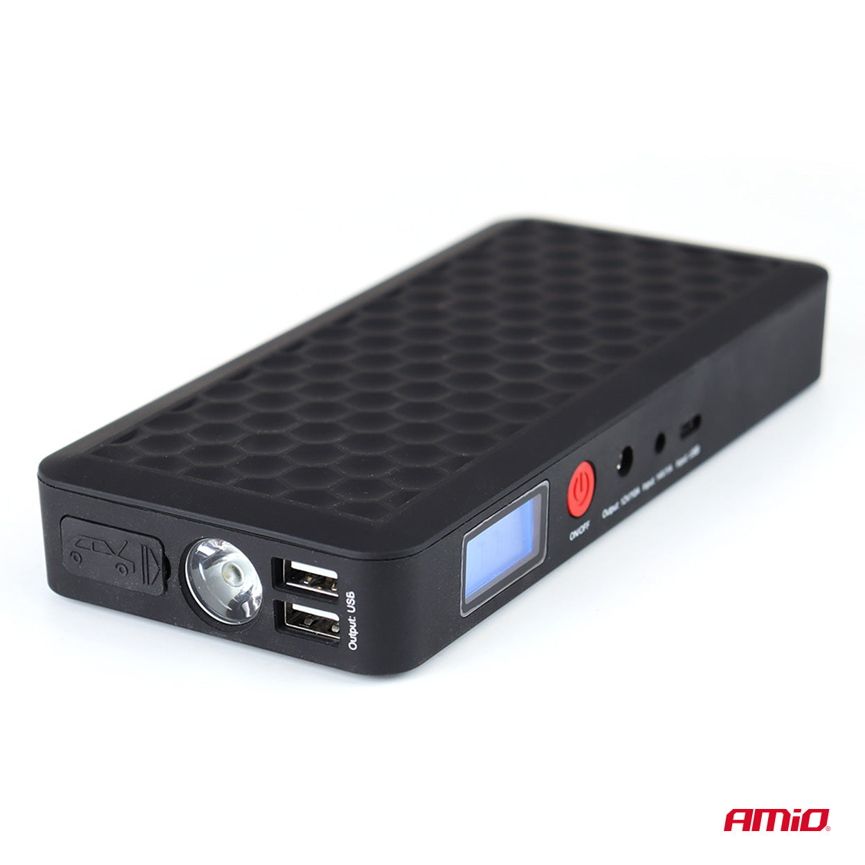 Jumpstarter met LED-display en batterij-indicator
