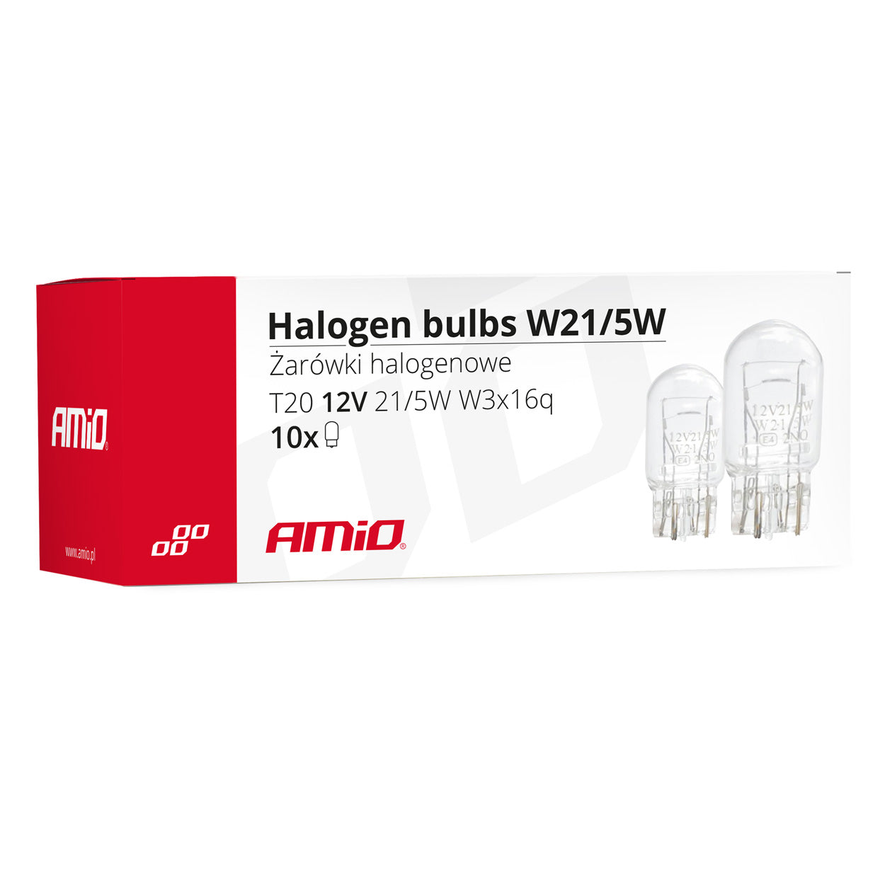 T20 W21/5W halogenpære til bilbelysning