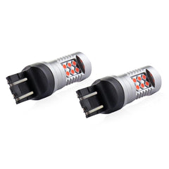 Rode LED-lamp T20 7443 voor 12/24 V