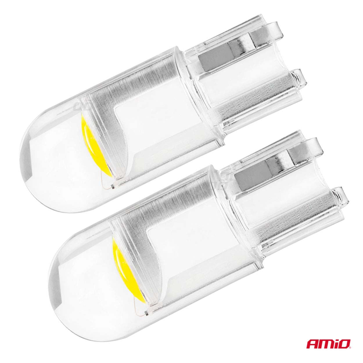 T10 W5W COB LED-lamp van opzij gezien