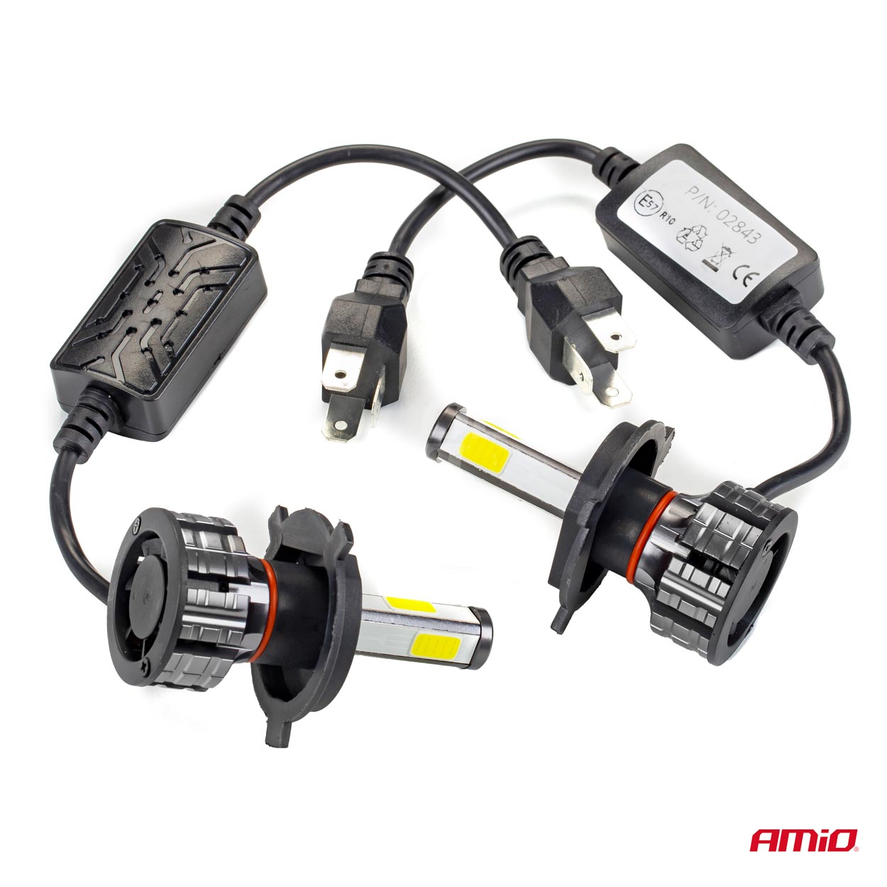 H4 COB LED-forlygter
