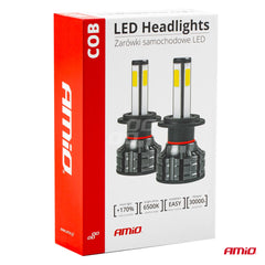 HB4 LED-pærer med 6500K lys