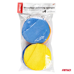Microvezel polijstsponzen met een diameter van 12,5 cm