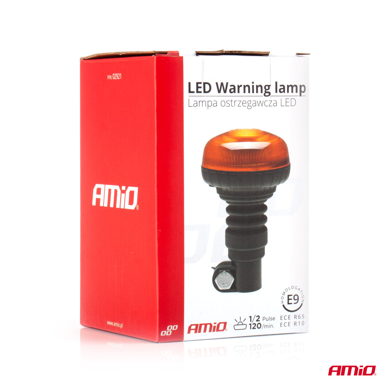 LED-advarselslampe med IP56-beskyttelse