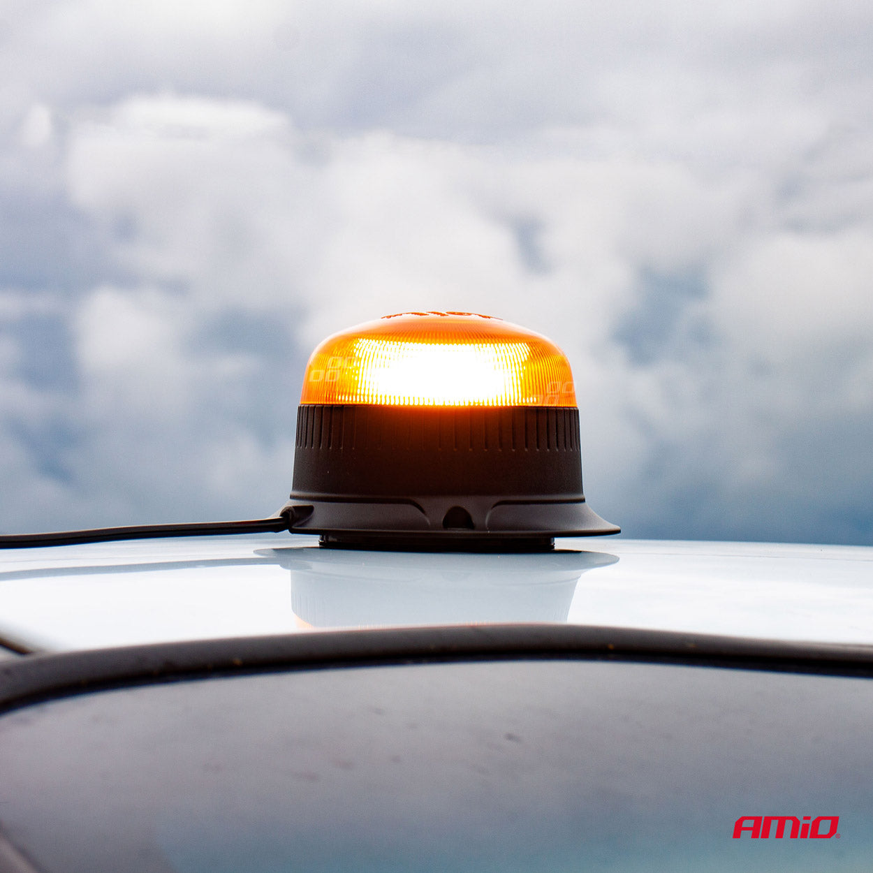 LED-waarschuwingslamp W21ML van boven gezien