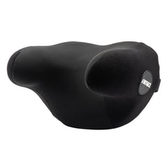 Sort nakkestøtte til bilsæde med memory foam