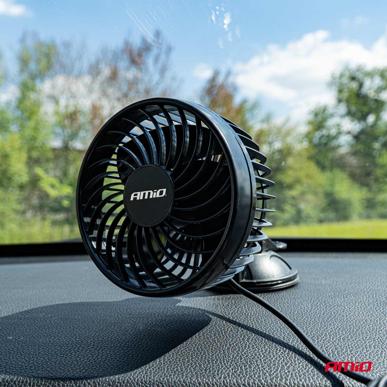 Autoventilator met zuignap en verstelbare hoek