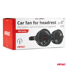 12V autoventilator met 2 meter kabel