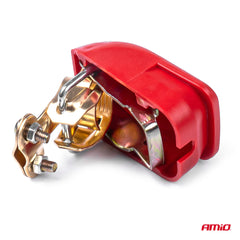 Set met twee accuklemmen voor een autoaccu