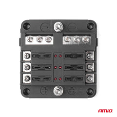 Sikringsboks til 19 mm fladsikringer
