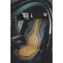 Carpoint stoelmat met houten kralen Classic 126x39 cm 