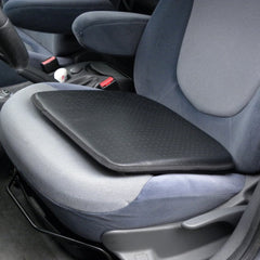 Carpoint luxe kussen, lederlook, zwart 