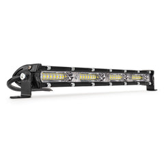 Slim LED-arbejdslygte på 34 cm med spotlys