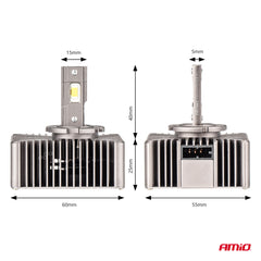 D5S LED-lampen met actieve koeling
