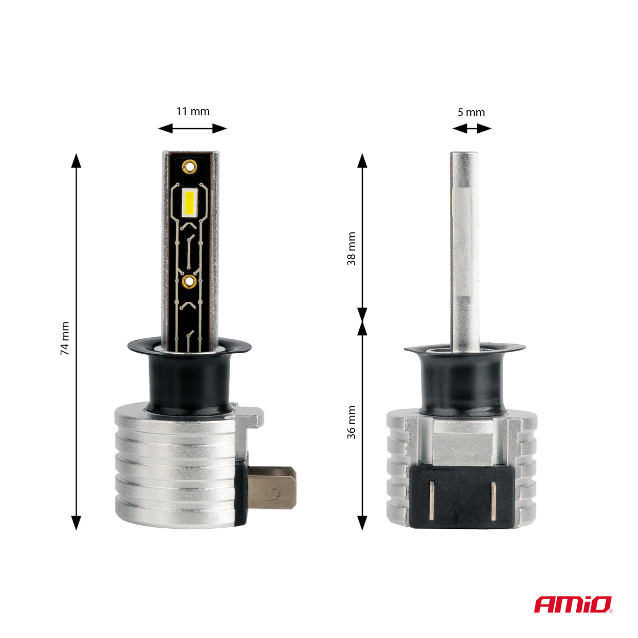H1 LED-lampen met CSP-technologie