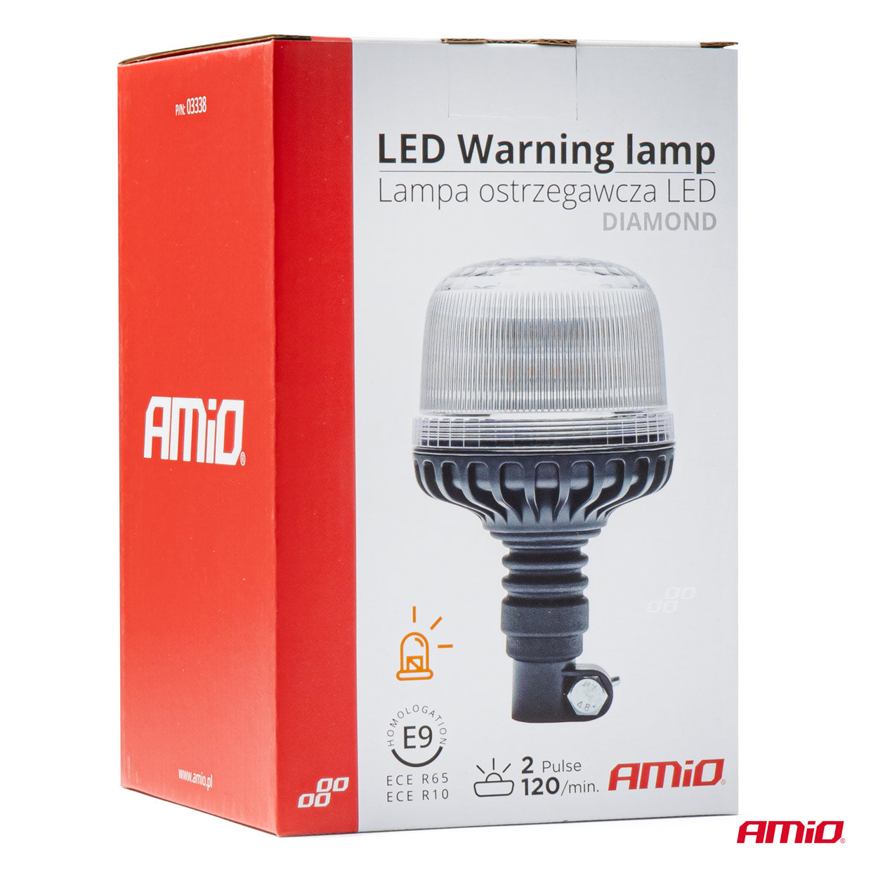 LED-waarschuwingslamp met oranje ledverlichting