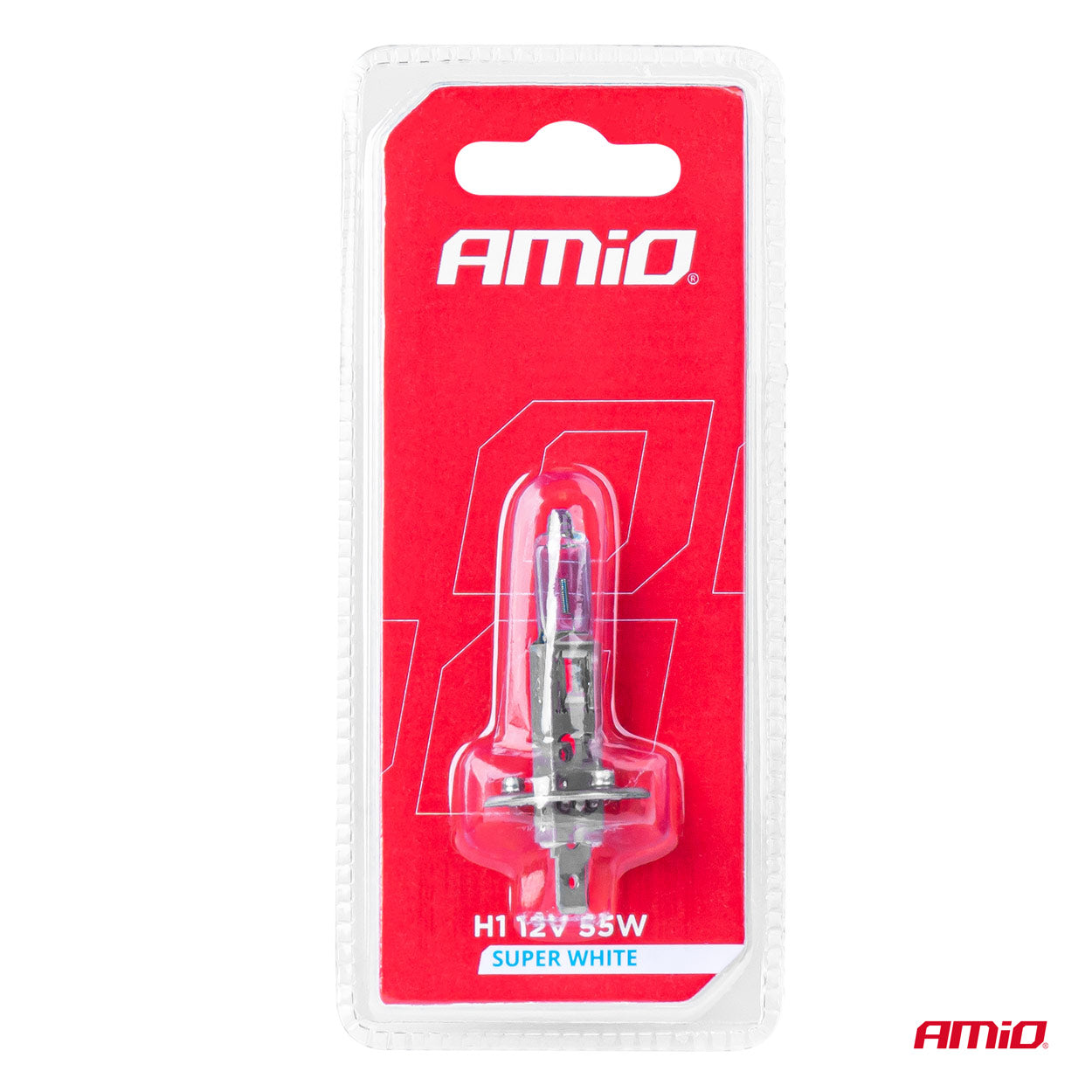 H1 Super White halogeenlamp in blisterverpakking