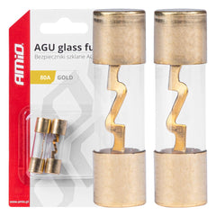 AGU-glassikringer 80A i pakke med 2 stk.