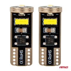 LED-pærer T10e W5W med 3x2055 SMD