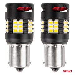 LED-pære BA15S med 24 SMD-LED'er