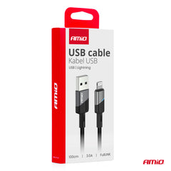USB-A til Lightning-kabel med op til 3A opladning