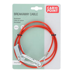 Carpoint veiligheidskabel voor aanhanger 100 cm 1500 N / 150 kg 